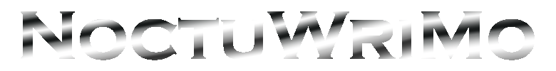NoctuWriMo chrome beveled logo
